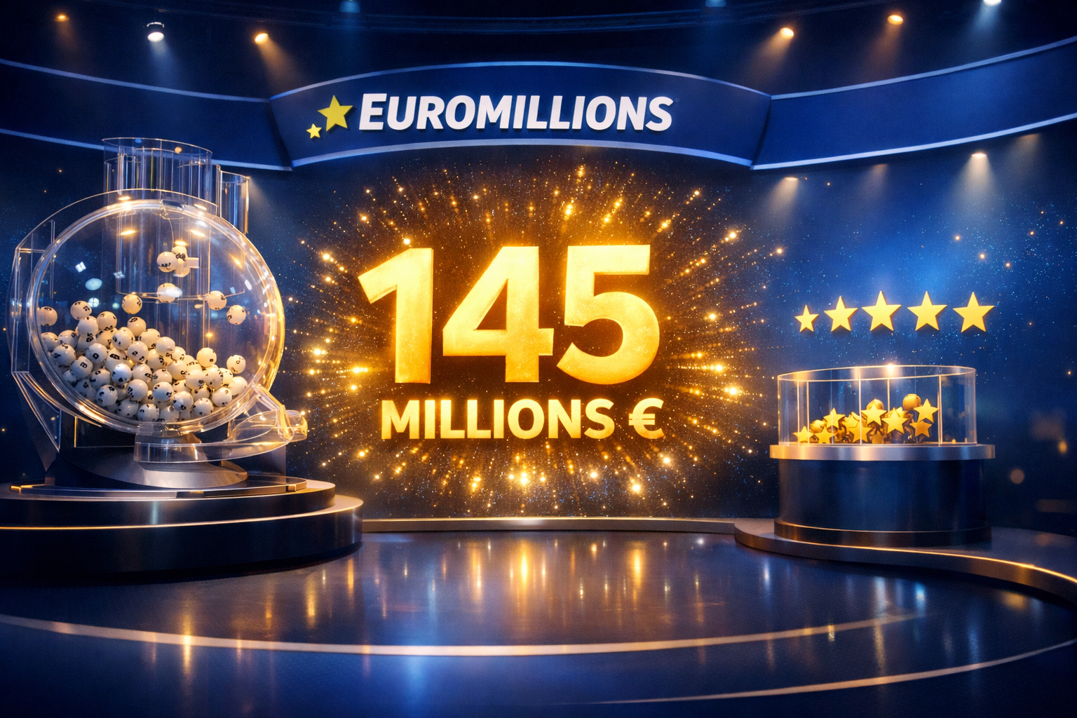 Tirage Euromillions du 21 avril 2026 avec jackpot de 145 millions d’euros